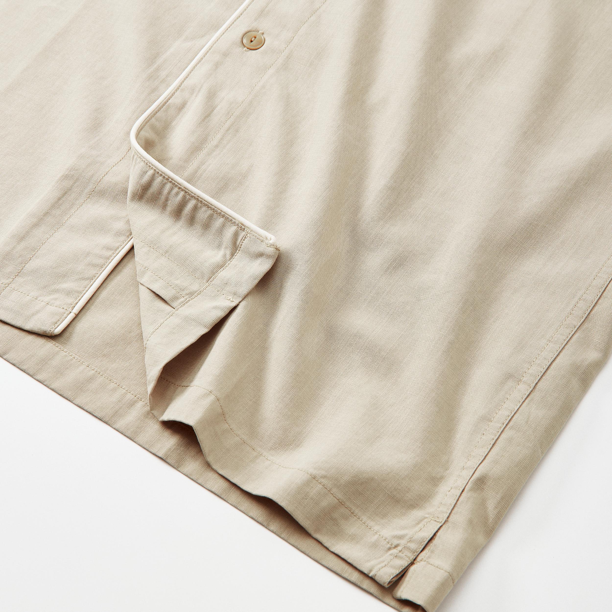 Camp Collar Tipped Short Sleeve Shirt Product Image