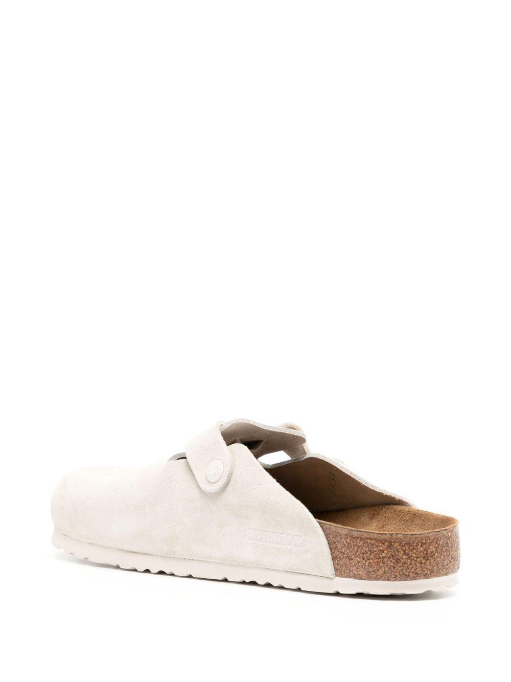 Boston Clog "Suede-Antique White" Product Image