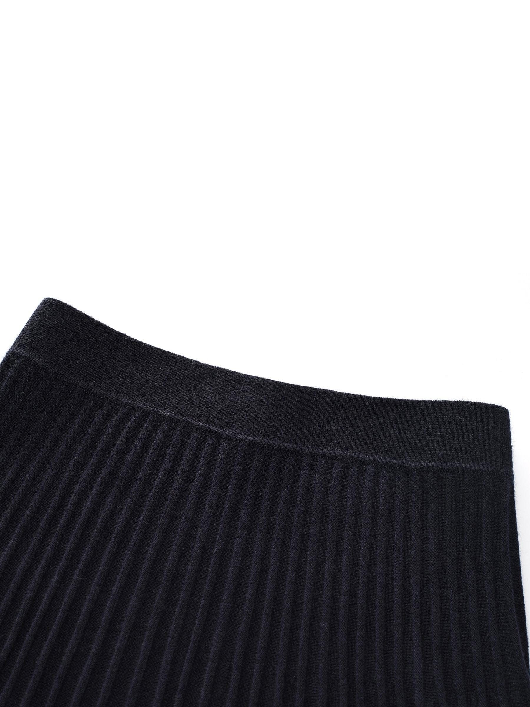 100% Wool A-Line Women Knit Skirt Product Image