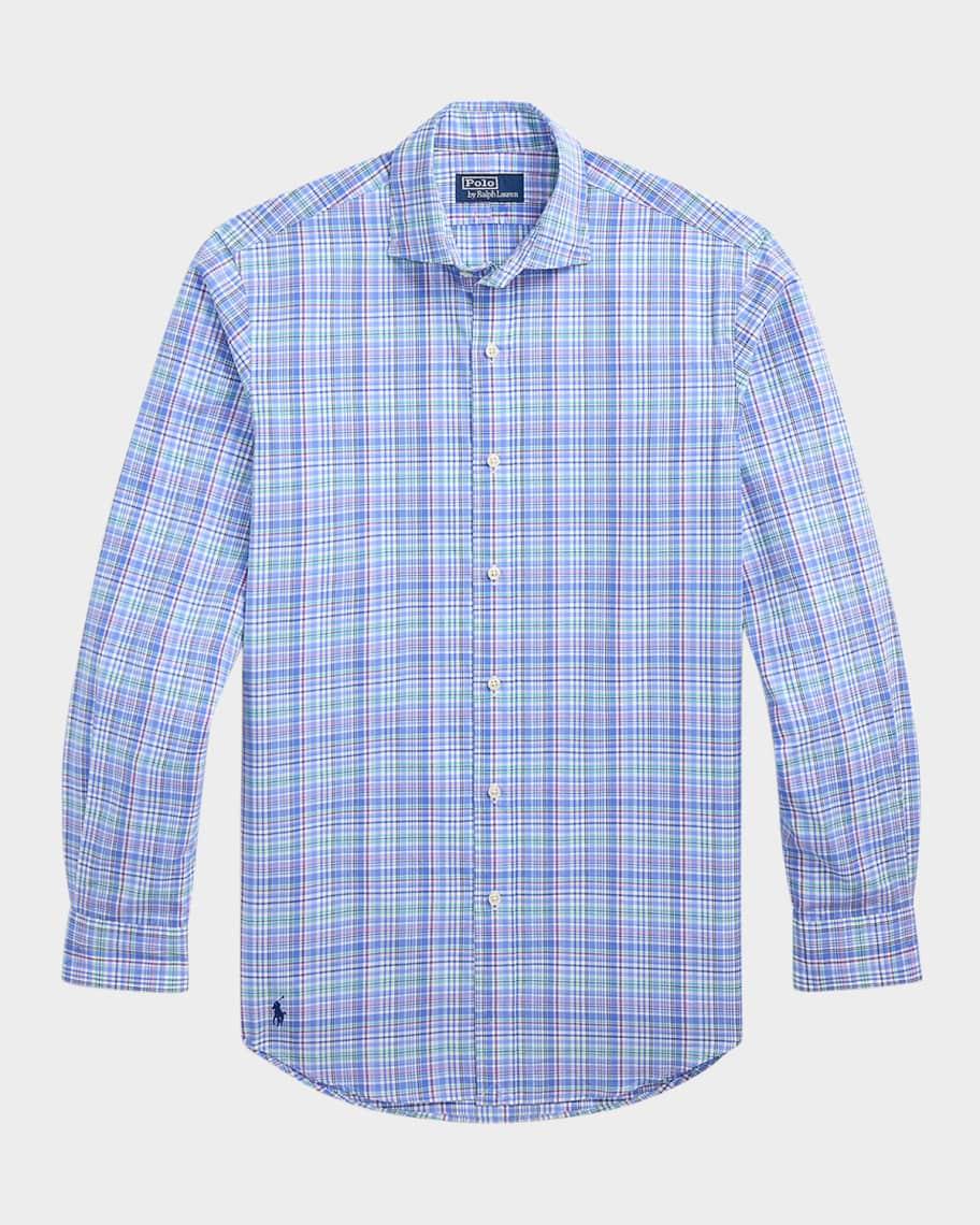 Mens Classic Fit Poplin Button-Front Shirt Product Image