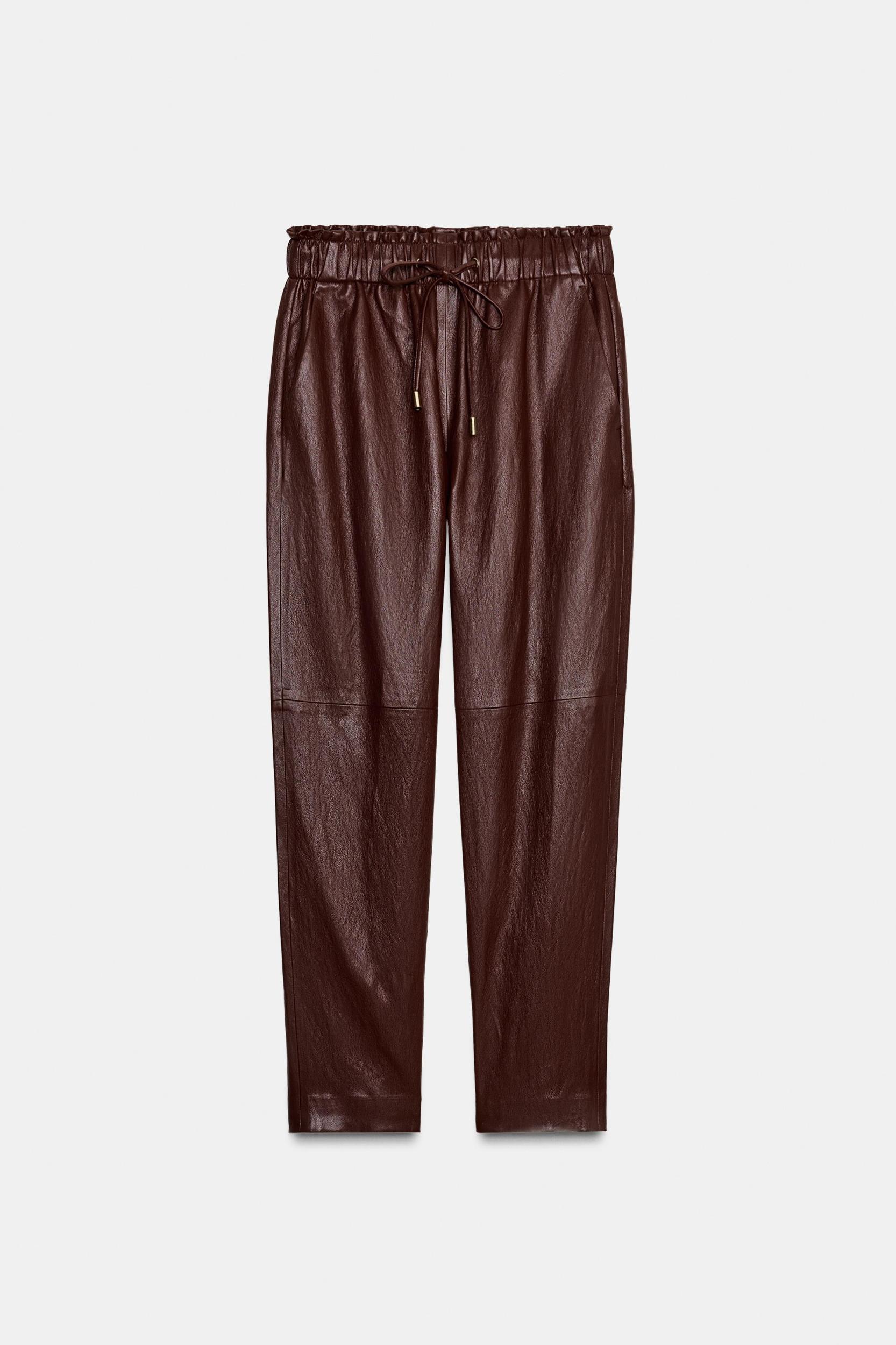 FAUX LEATHER PANTS Product Image