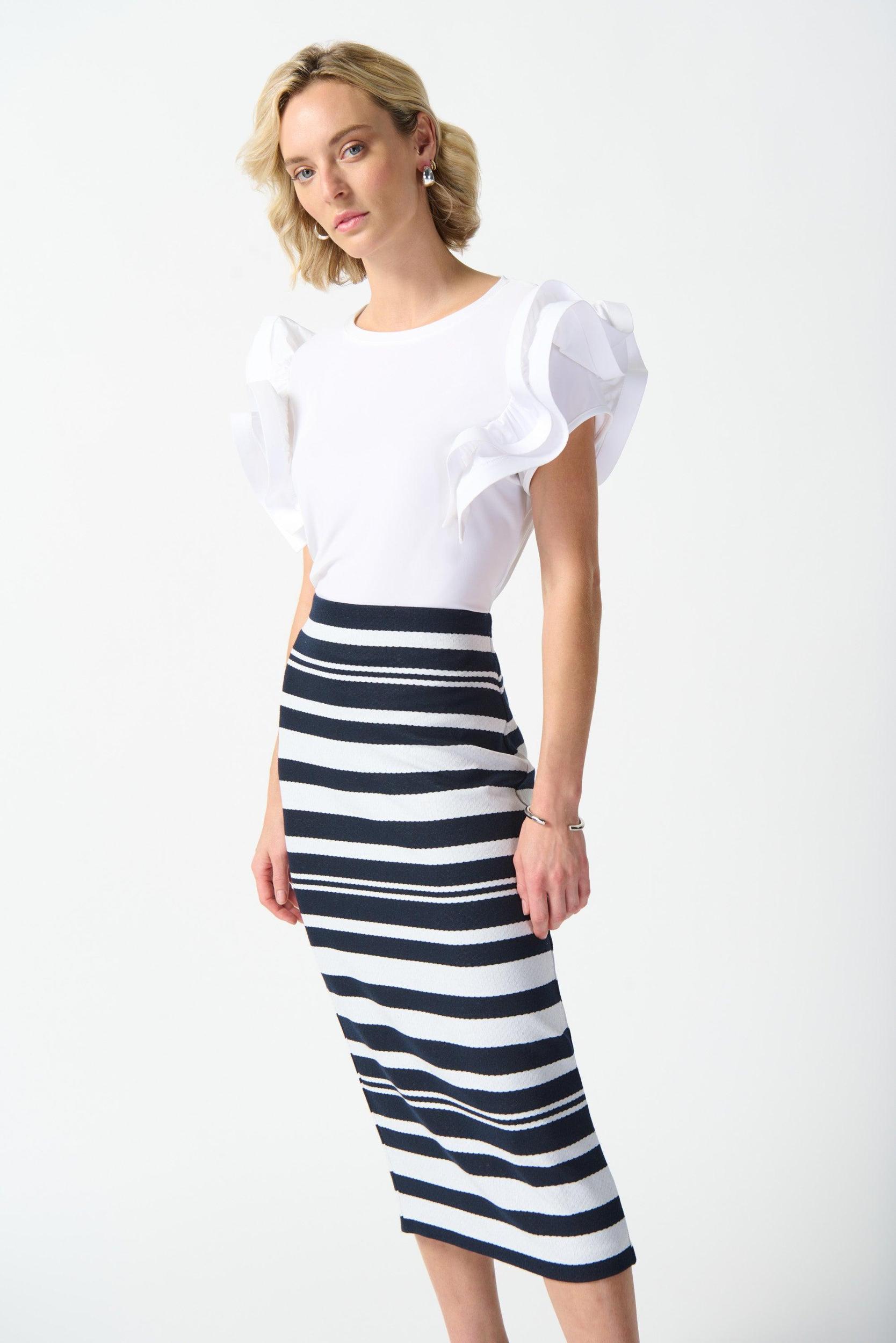 Jacquard Knit Midi Skirt Product Image