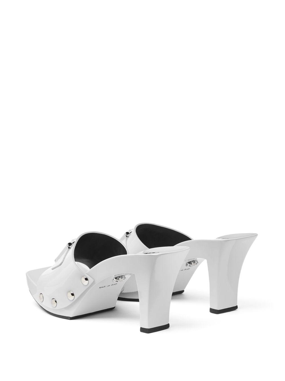 60mm Medusa-buckle patent-leather clogs Product Image