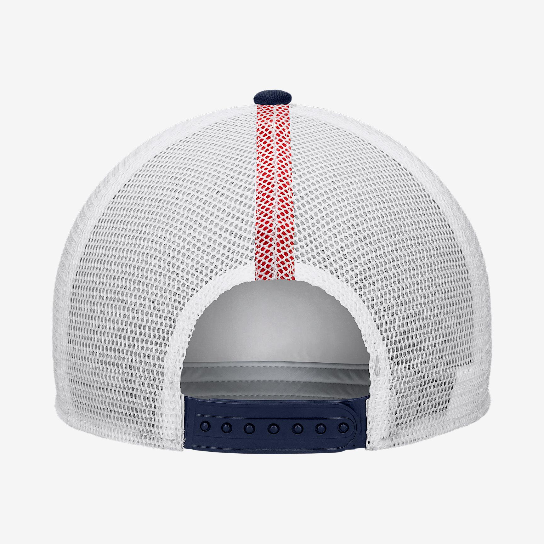 USMNT Rise Nike Unisex Soccer Structured Adjustable Trucker Cap | C16678USMS-AOP Product Image