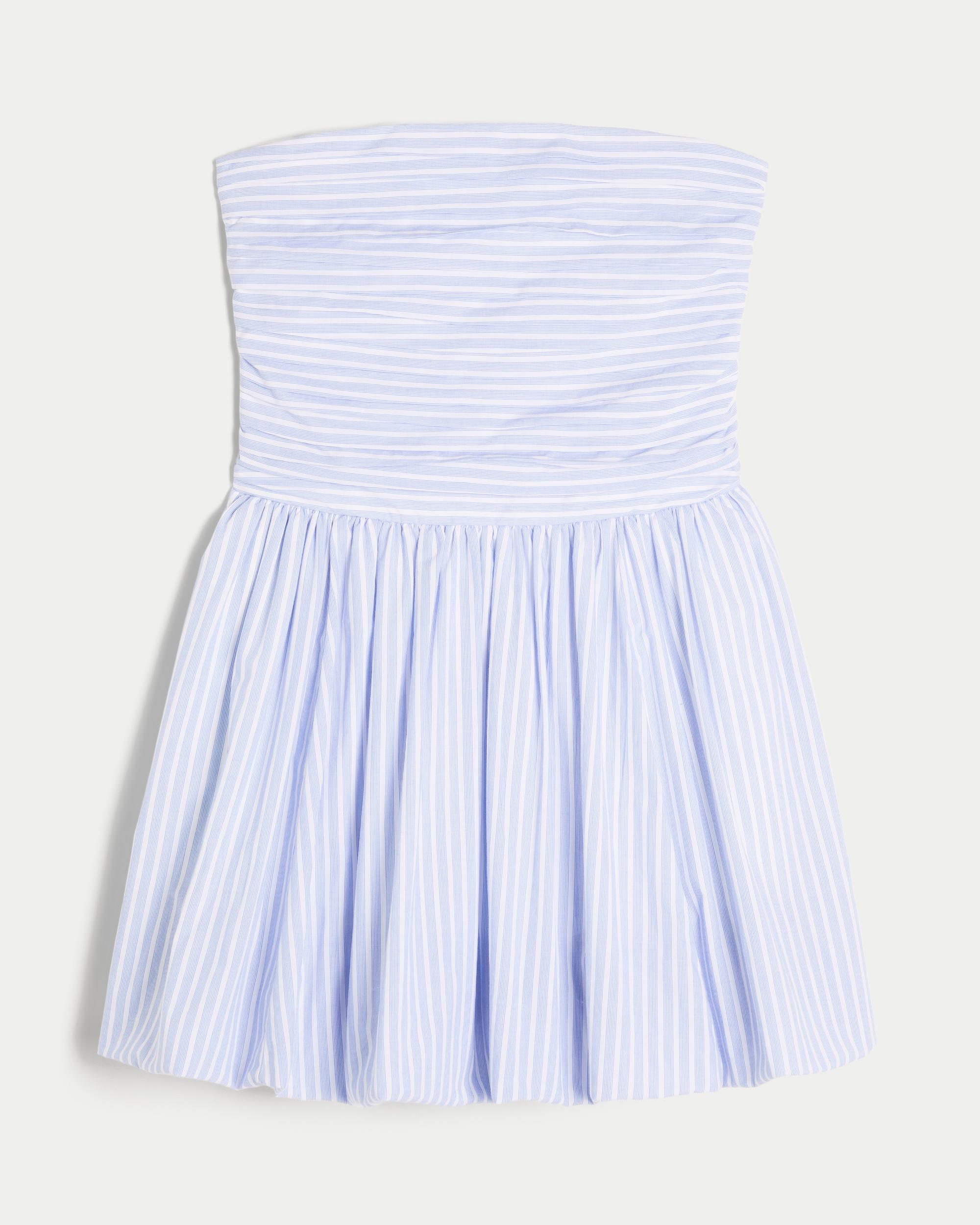Ruched Bubble Skort Dress Product Image