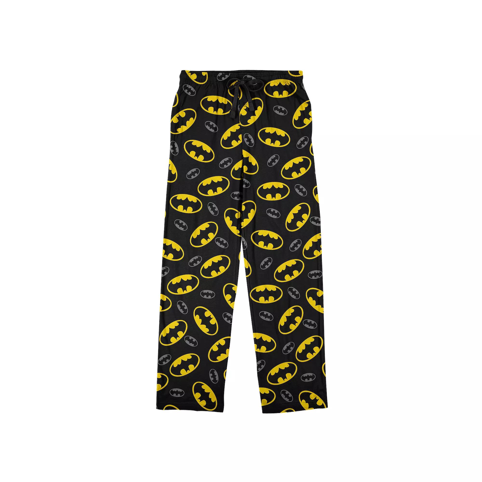 Men's Batman Pajama Pants, Size: XXL, Black Product Image