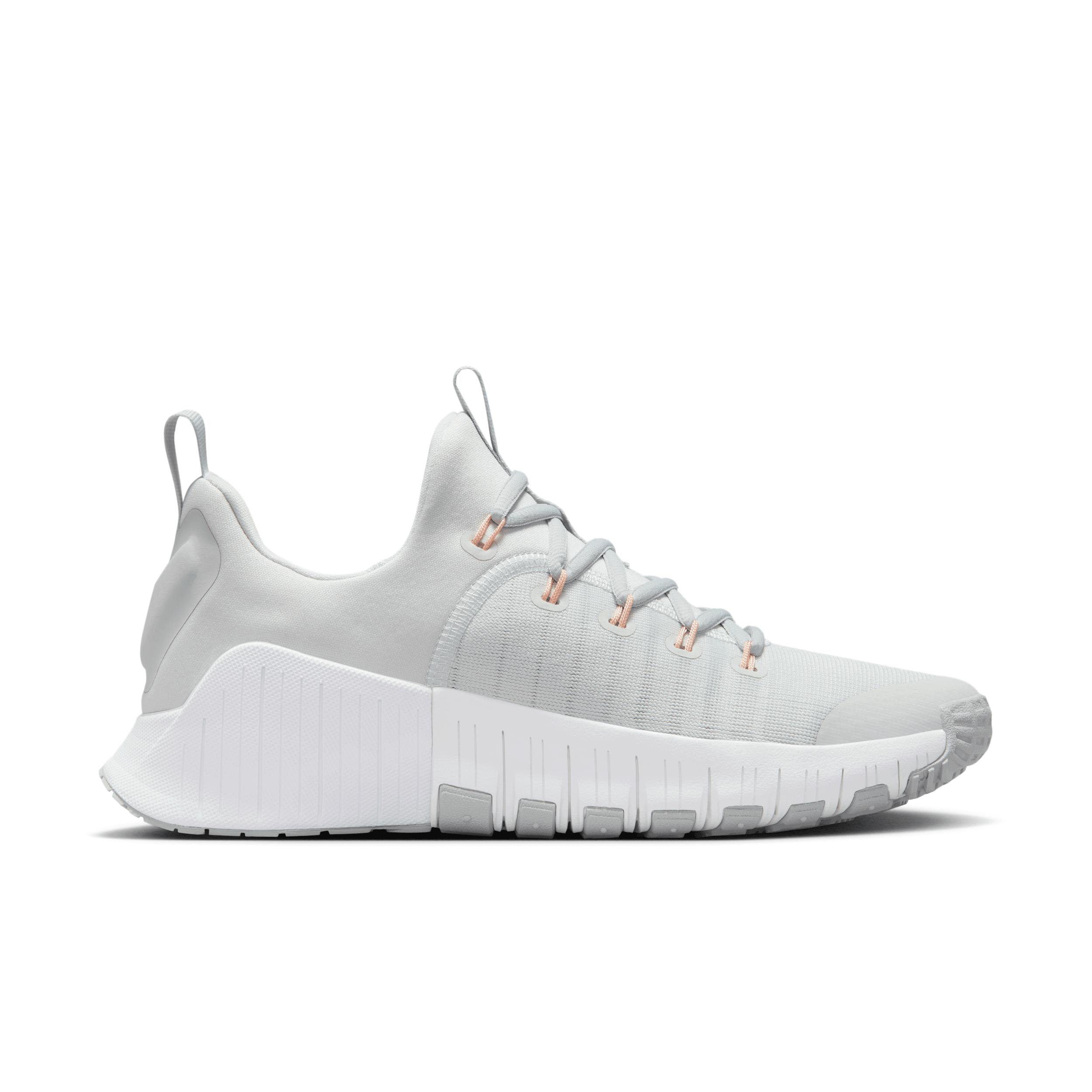 Nike Womens Free Metcon 6 Training Shoes in Photon Dust/Light Smoke Grey/Summit White Product Image