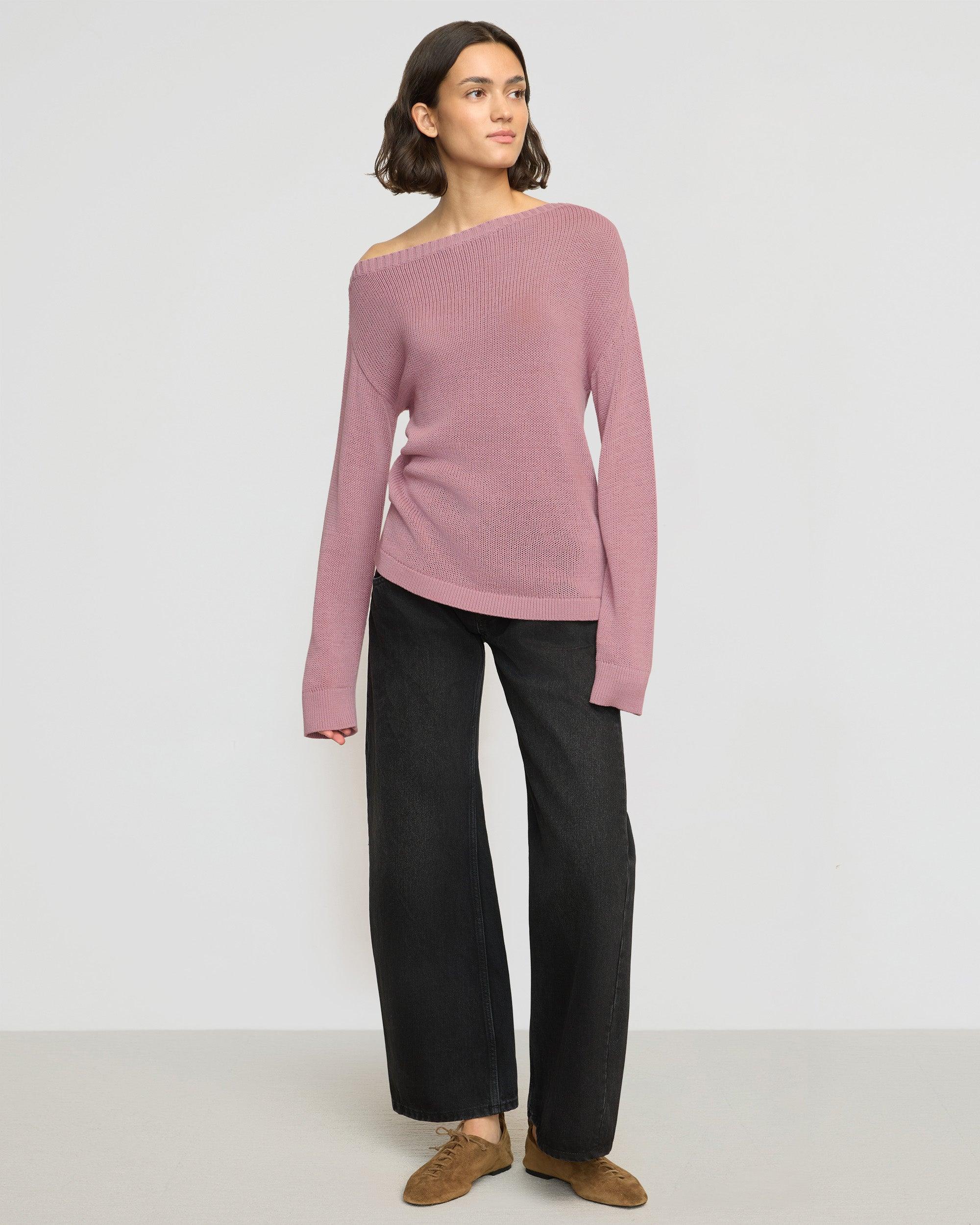 Issa Lightweight Off-Shoulder Sweater Product Image