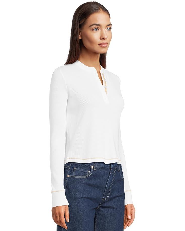 Clarke Knife Neck Ruched Tee Product Image