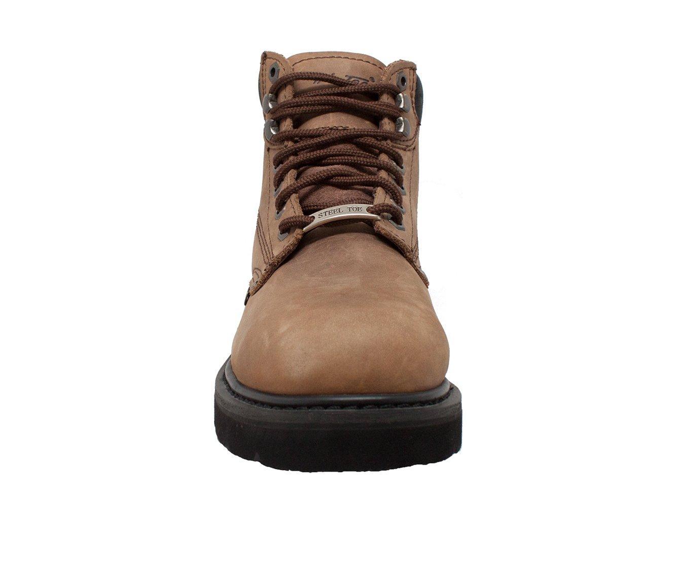 Men's AdTec 6" Full Grain Leather Steel Toe Work Boots Product Image