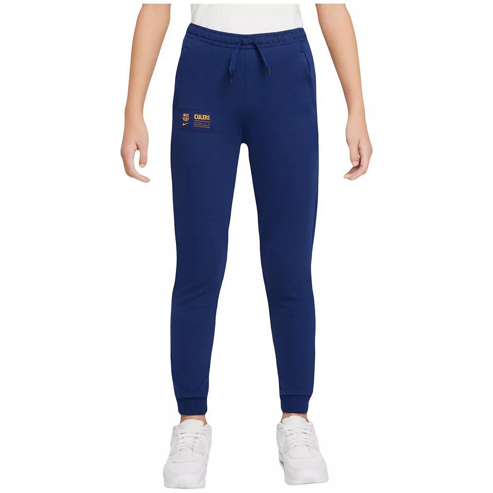 Youth Nike Blue Barcelona Travel Fleece Pants, Boy's,  Product Image