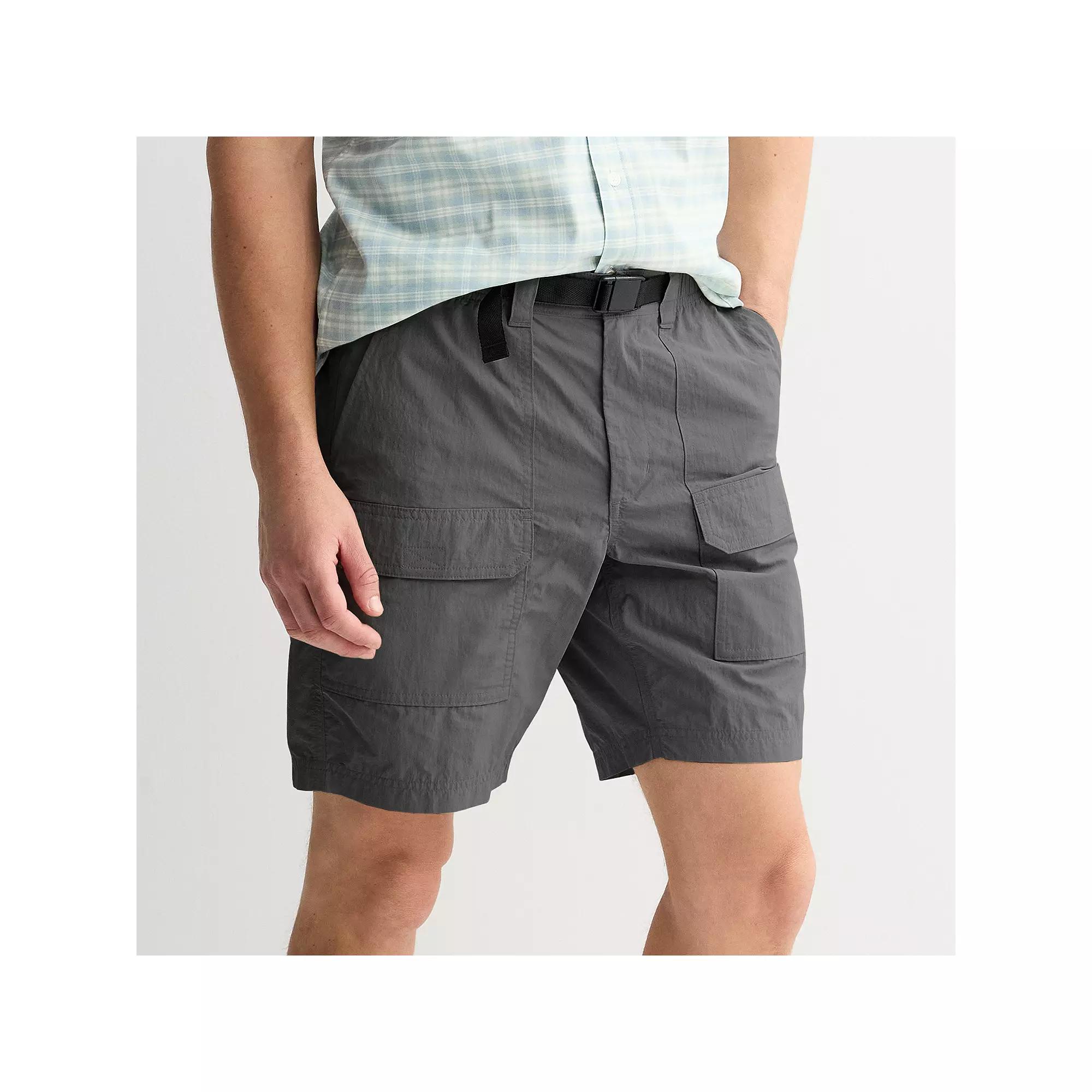 Men's Sonoma Goods For Life® 8.5-in. The Belted Outdoor Shorts, Size: 40 8.5 IN, Castlerock Product Image