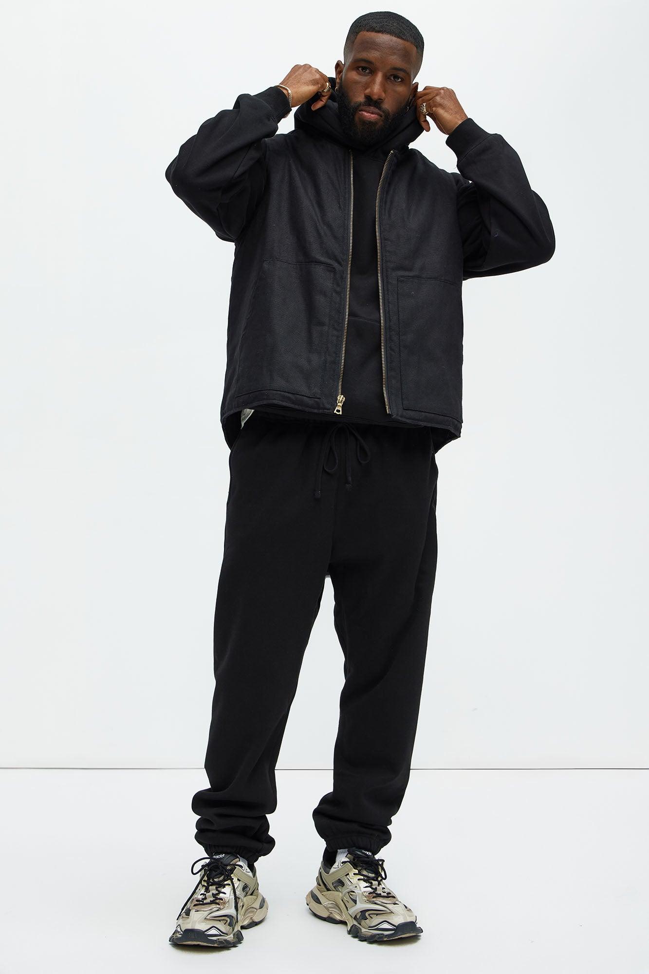 Tyson Heavyweight Sweat Jogger - Black Product Image