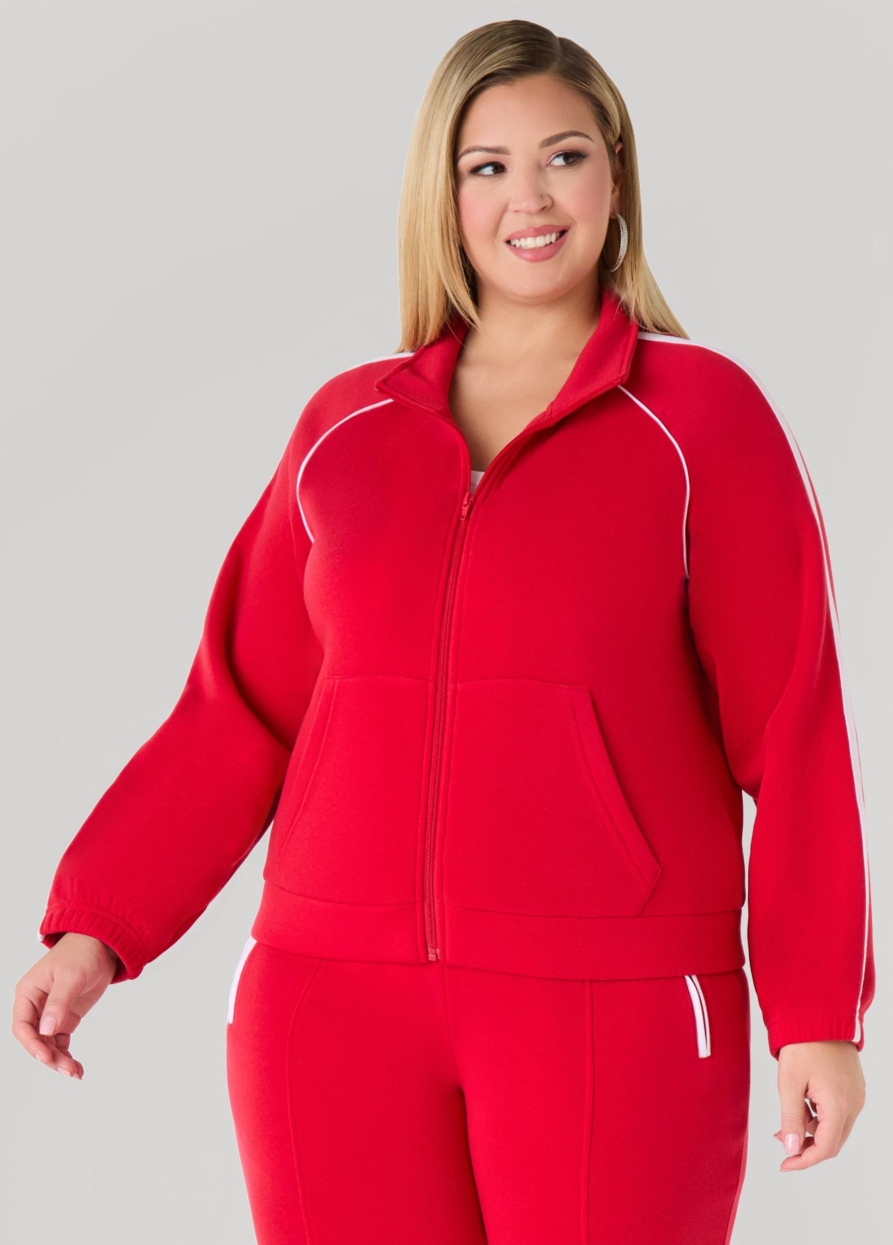 Piped Fleece Track Jacket Product Image