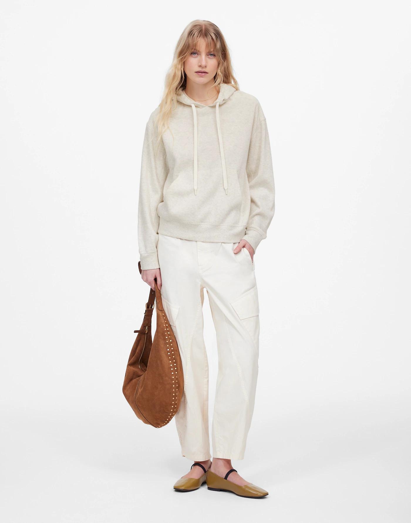Heathered Knit Sweatshirt Product Image