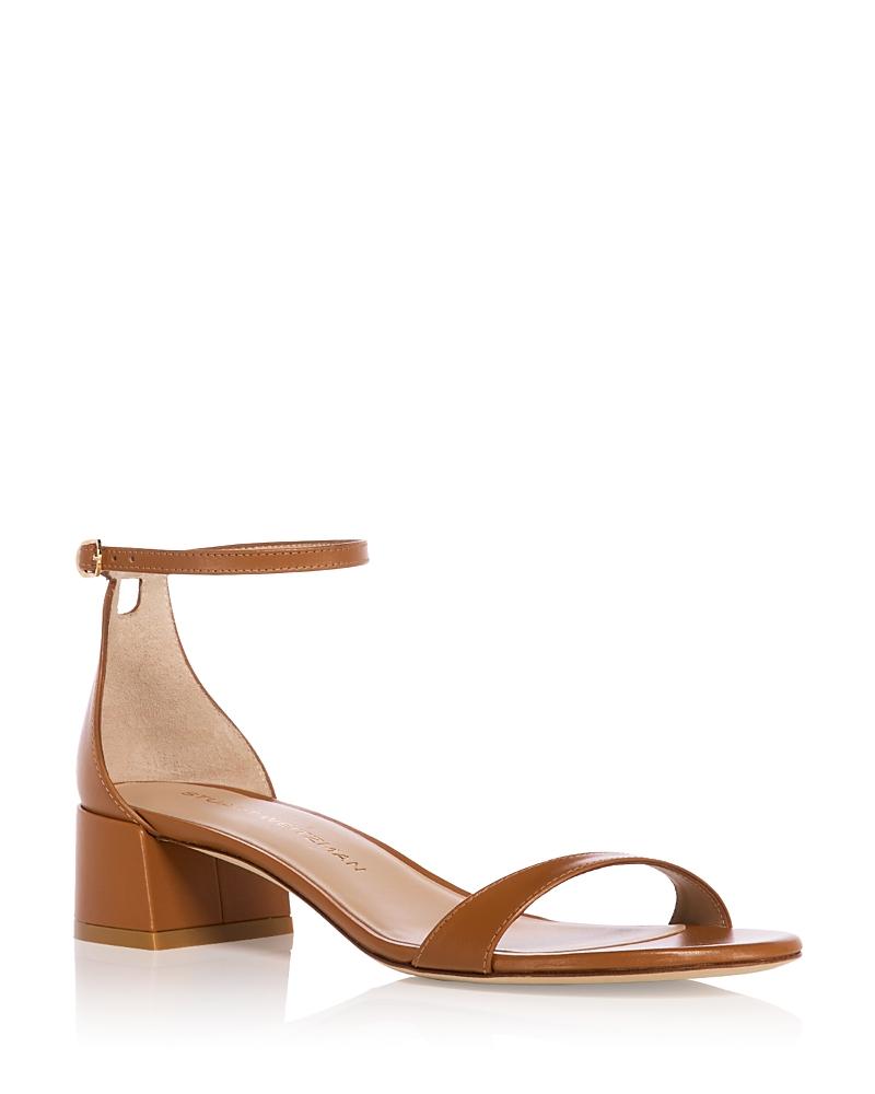 Stuart Weitzman Womens Nudist 35 Block Heel Sandals Product Image