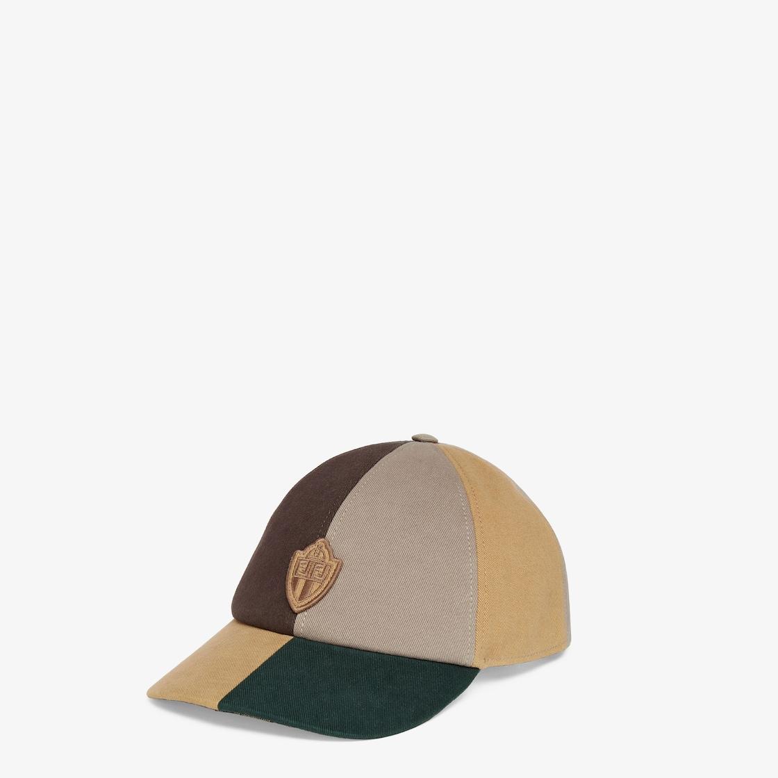 HatMulticolor cotton baseball cap Product Image