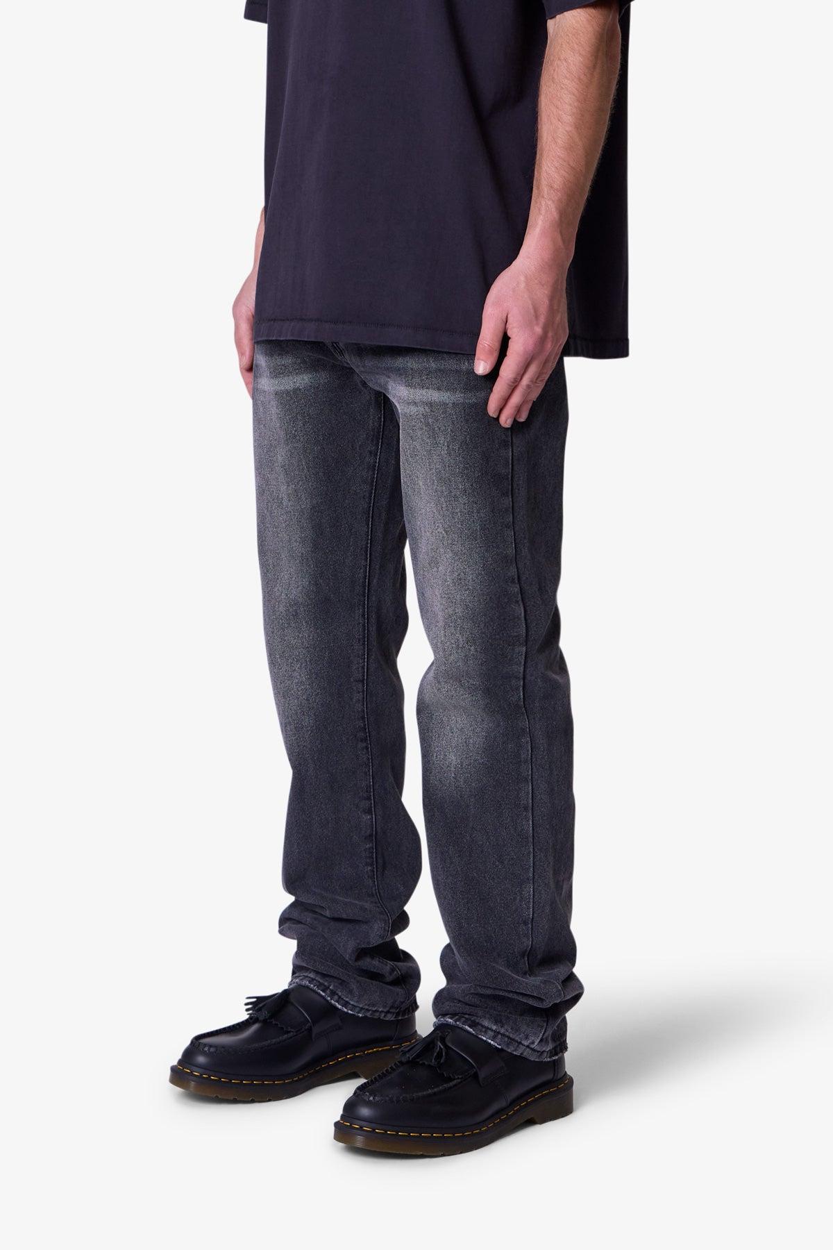 Straight Denim - Washed Black Product Image