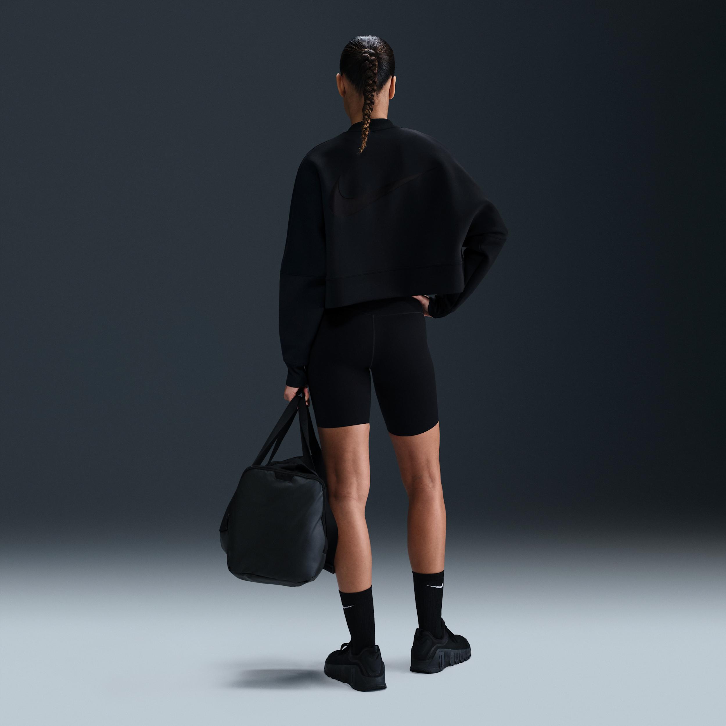 Nike Women's Prima Dri-FIT Oversized Crew-Neck Cropped Top Product Image