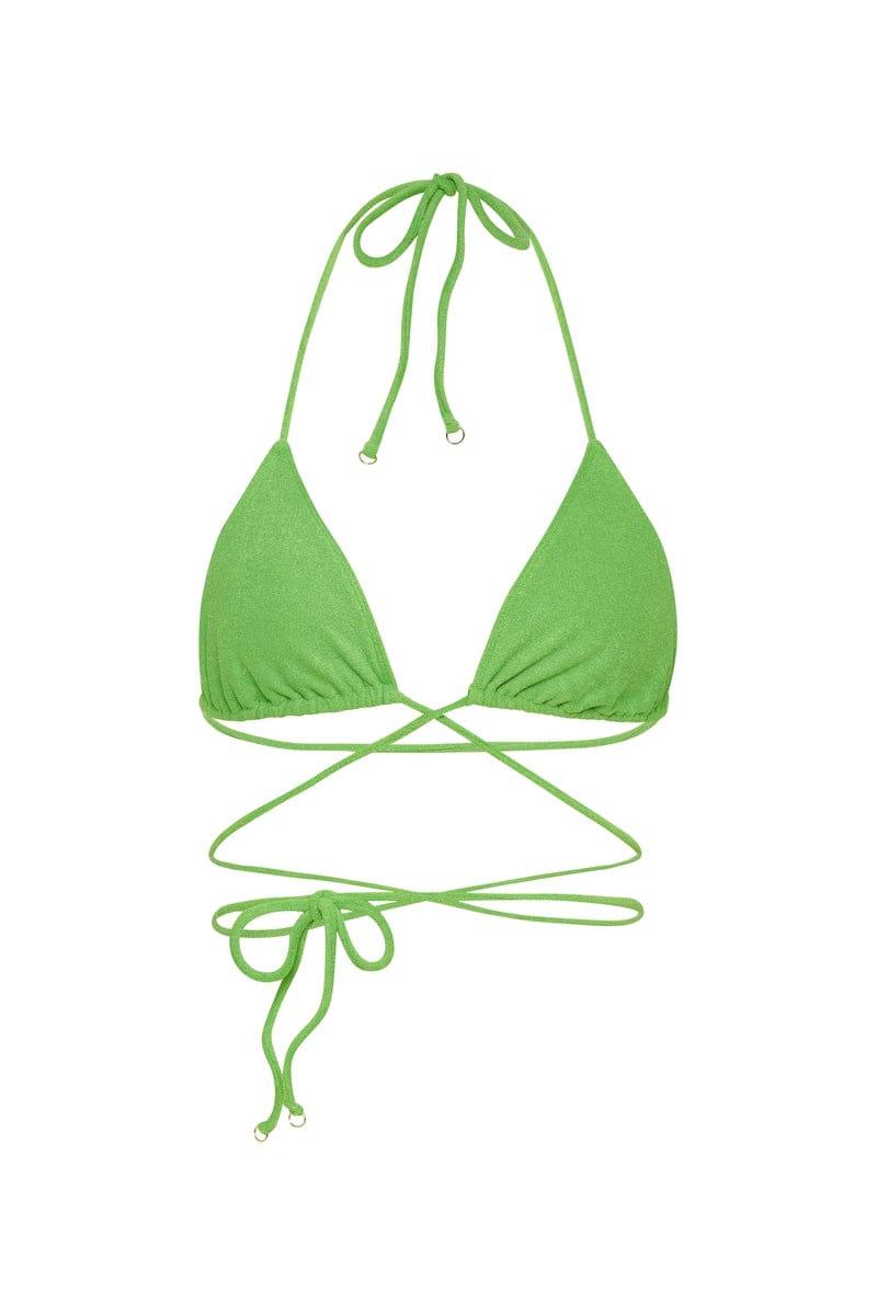 Marzia Bikini Top Kiwifruit Towelling - Final Sale Product Image