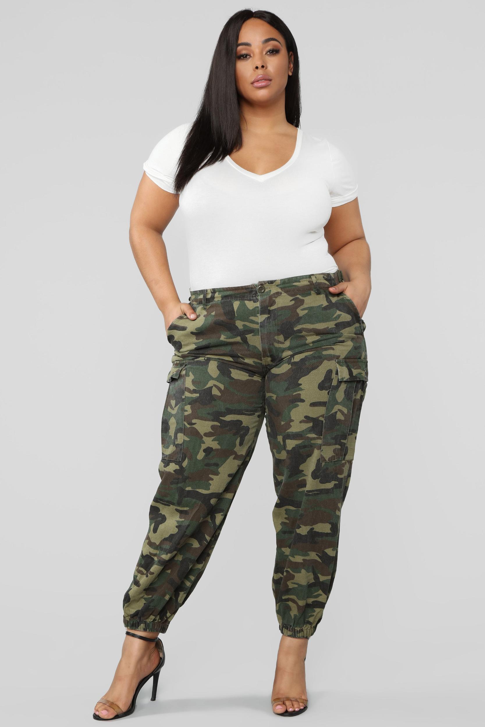 Cadet Kim Oversized Camo Pants - Camo Product Image