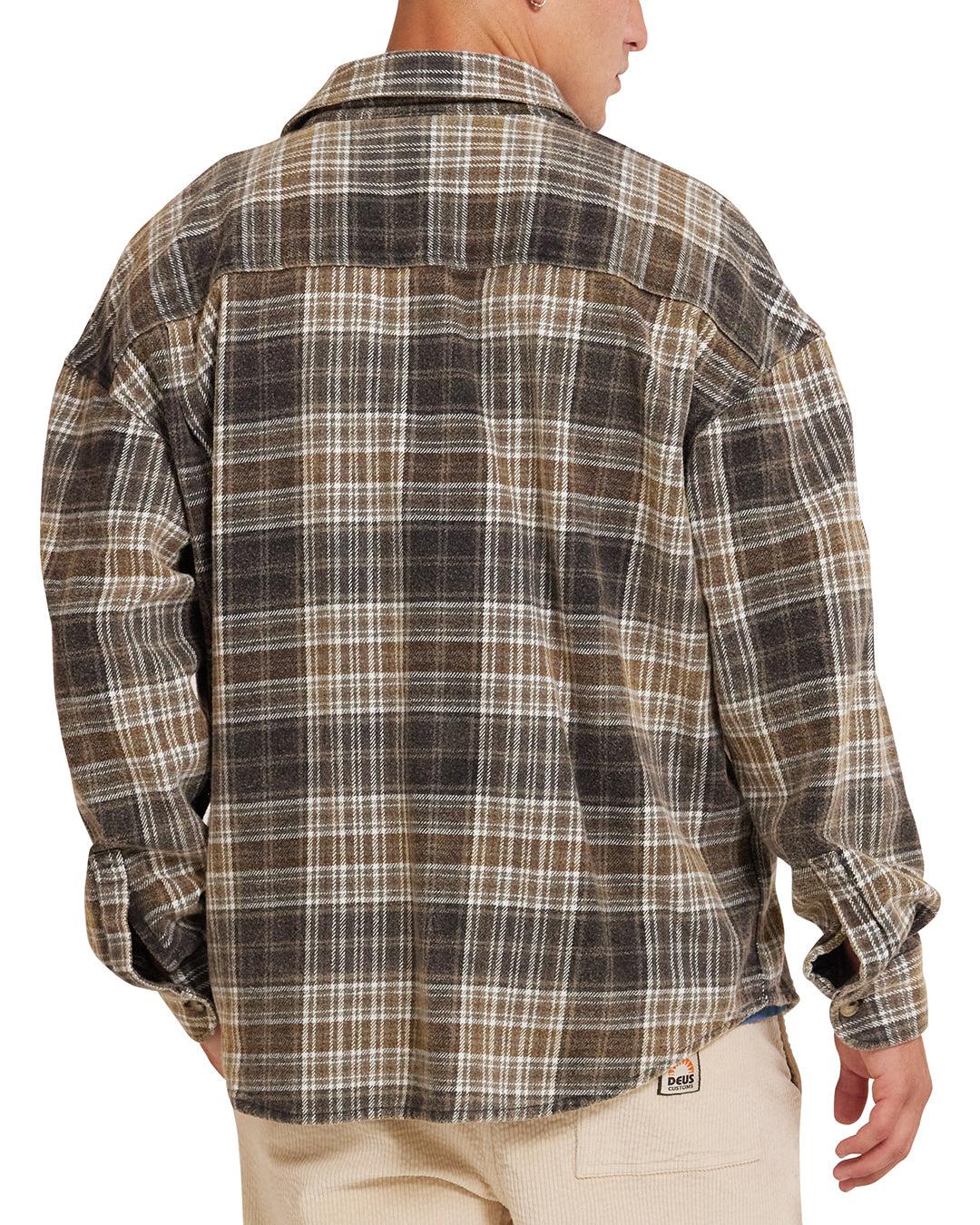 Vacay Check Shirt - Grey Check Product Image