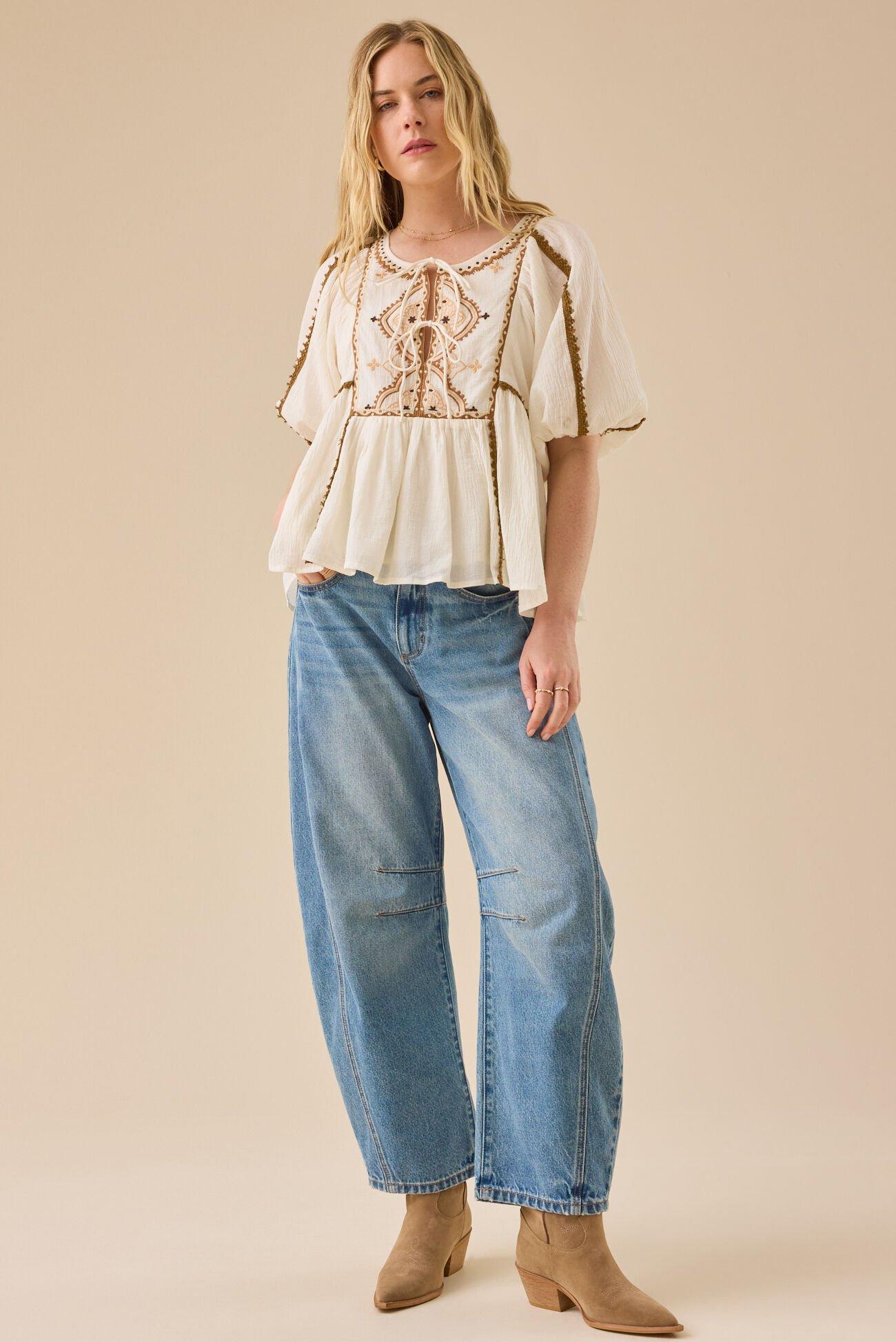 Hazel Embroidered Top Product Image