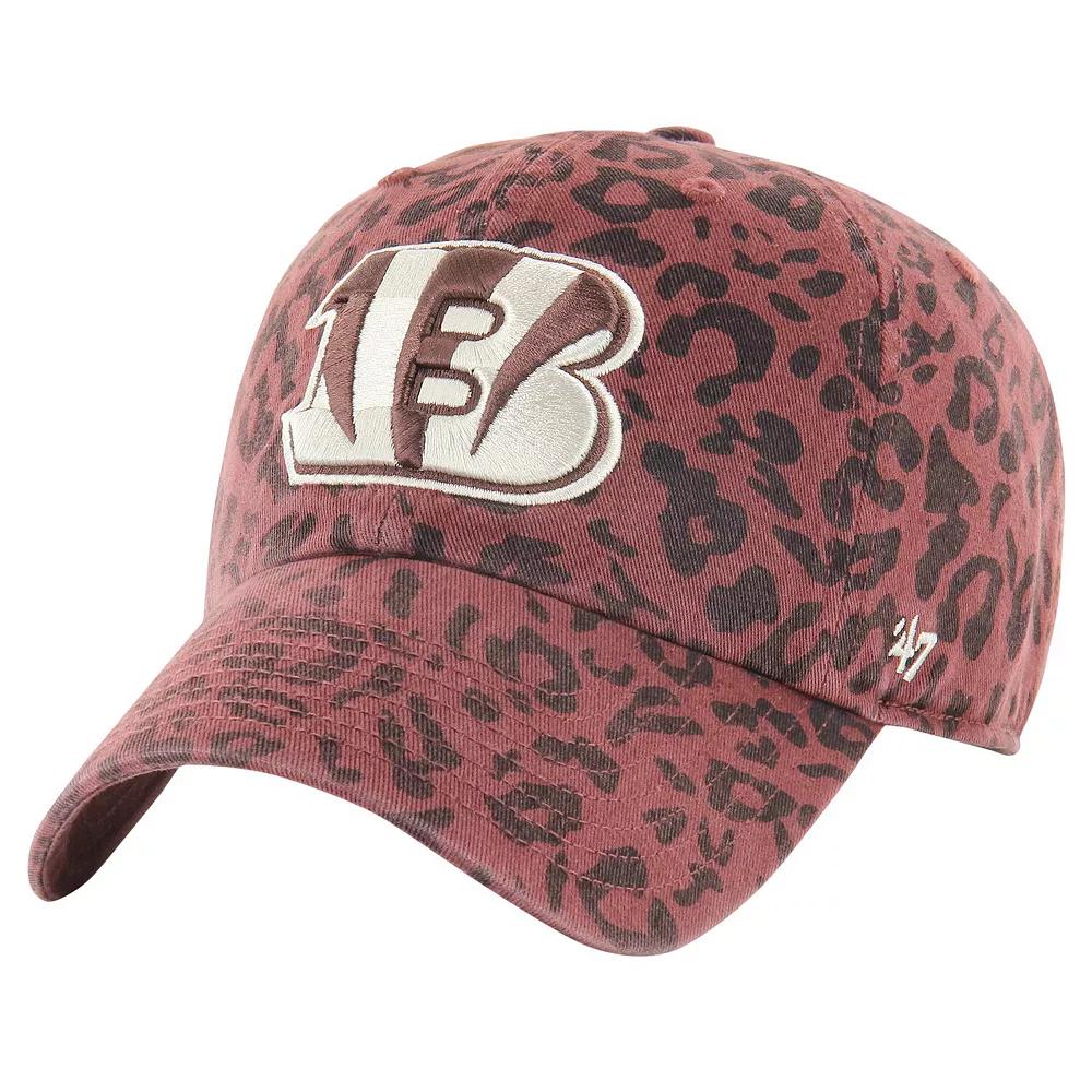 Women's '47 Brown Cincinnati Bengals Tawny Clean Up Adjustable Hat Product Image