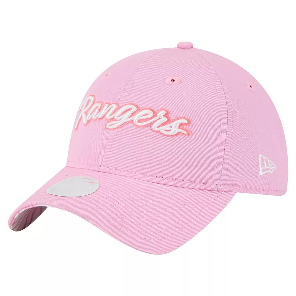 Women's New Era Pink Texas Rangers Mother's Day 9TWENTY Adjustable Hat Product Image
