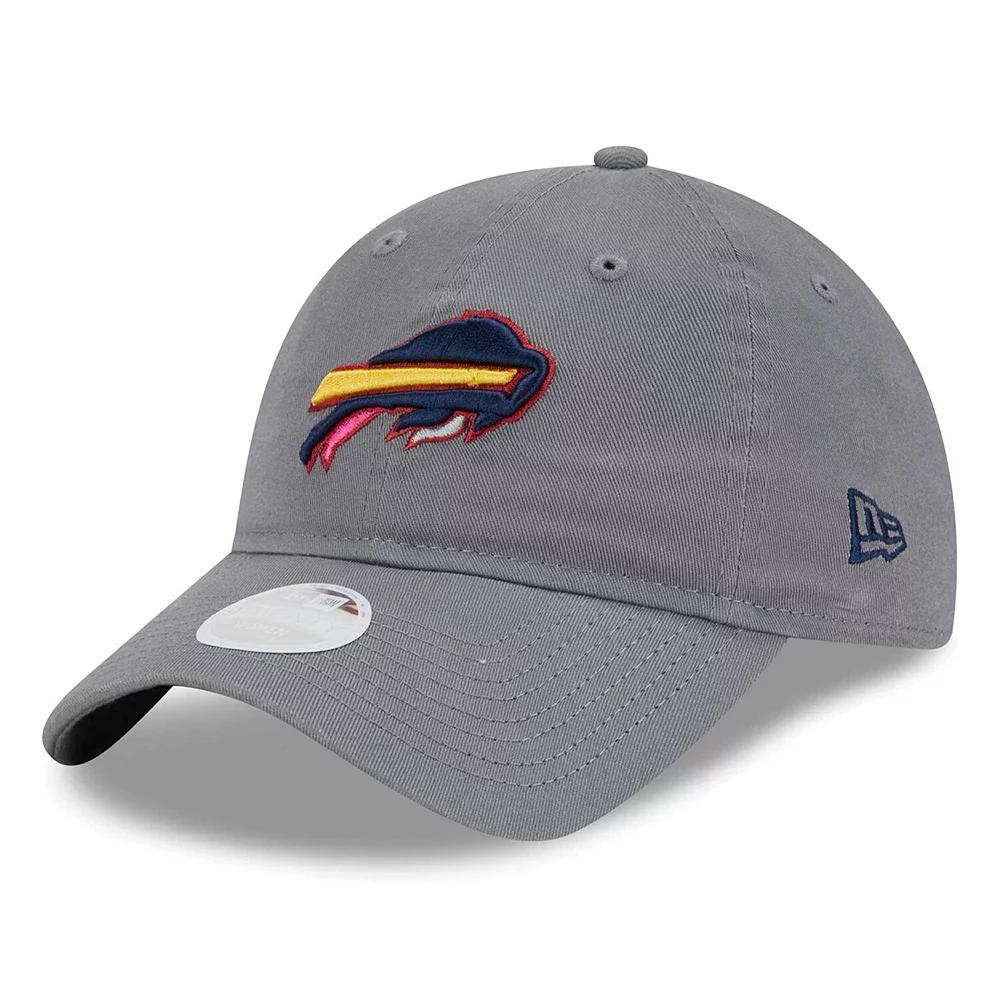 Women's New Era Gray Buffalo Bills Color Pack Multi 9TWENTY Adjustable Hat, Grey Product Image