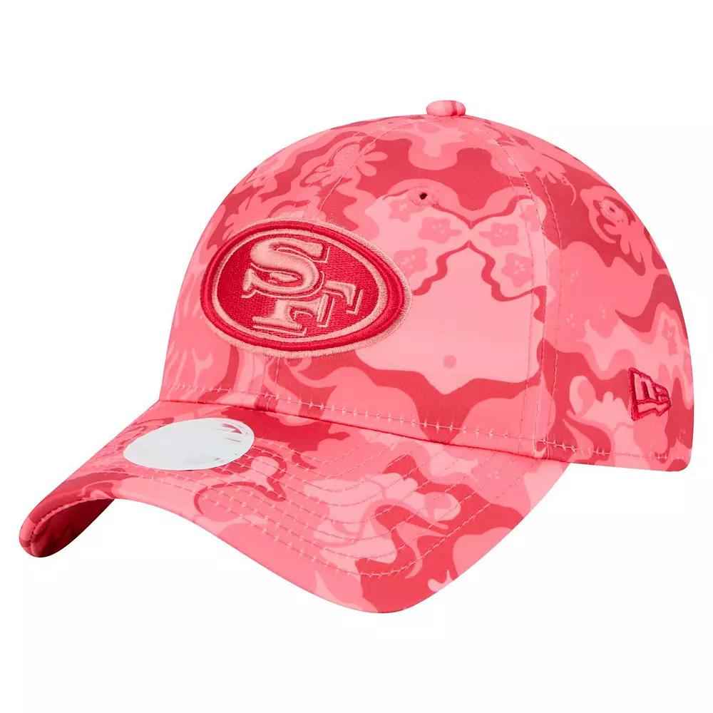 Women's New Era Scarlet San Francisco 49ers Trippy 9TWENTY Adjustable Hat, Red Product Image