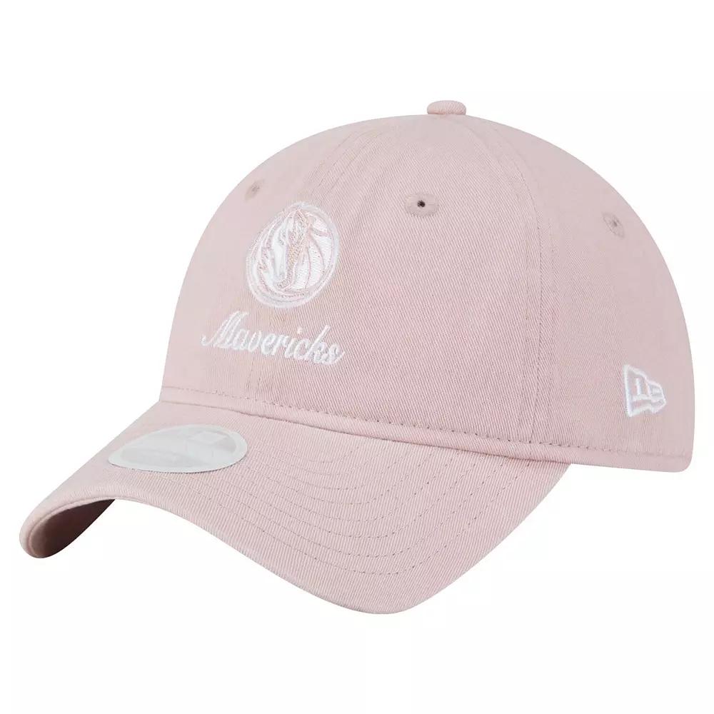 Women's New Era Pink Dallas Mavericks Gameday Preppy 9TWENTY Adjustable Hat Product Image