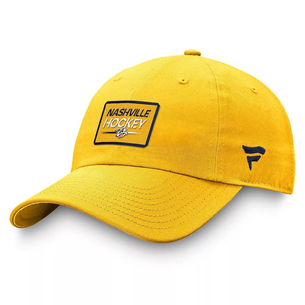 Men's Fanatics Branded Gold Nashville Predators Authentic Pro Prime Adjustable Hat, Pdt Gold Product Image