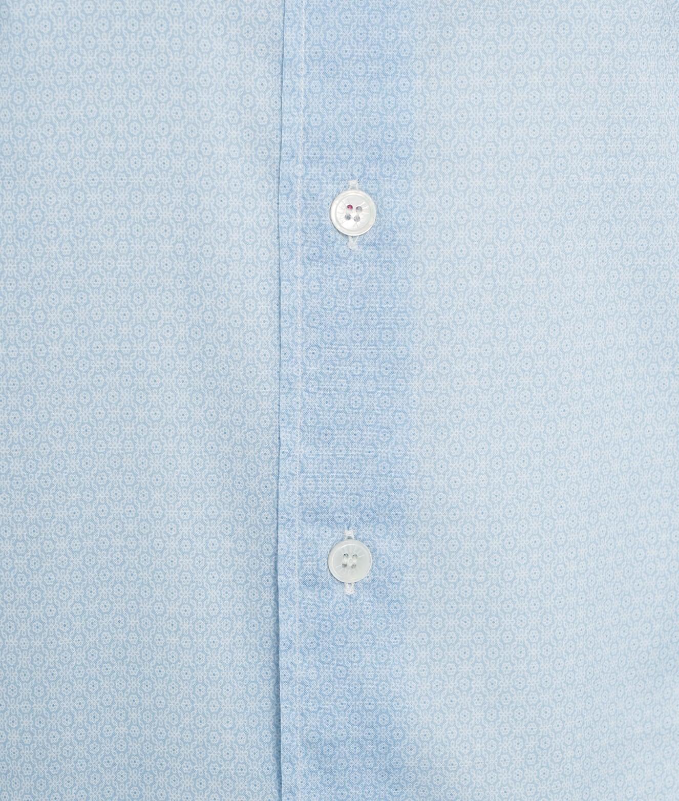 Fine cotton shirt with floral pattern Product Image