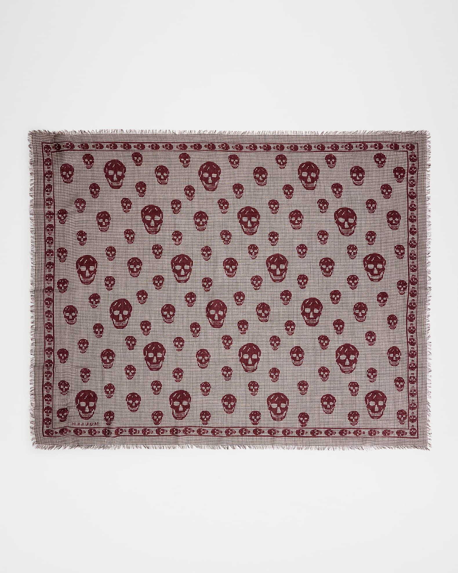 Mens Skull Dogtooth Foulard Product Image