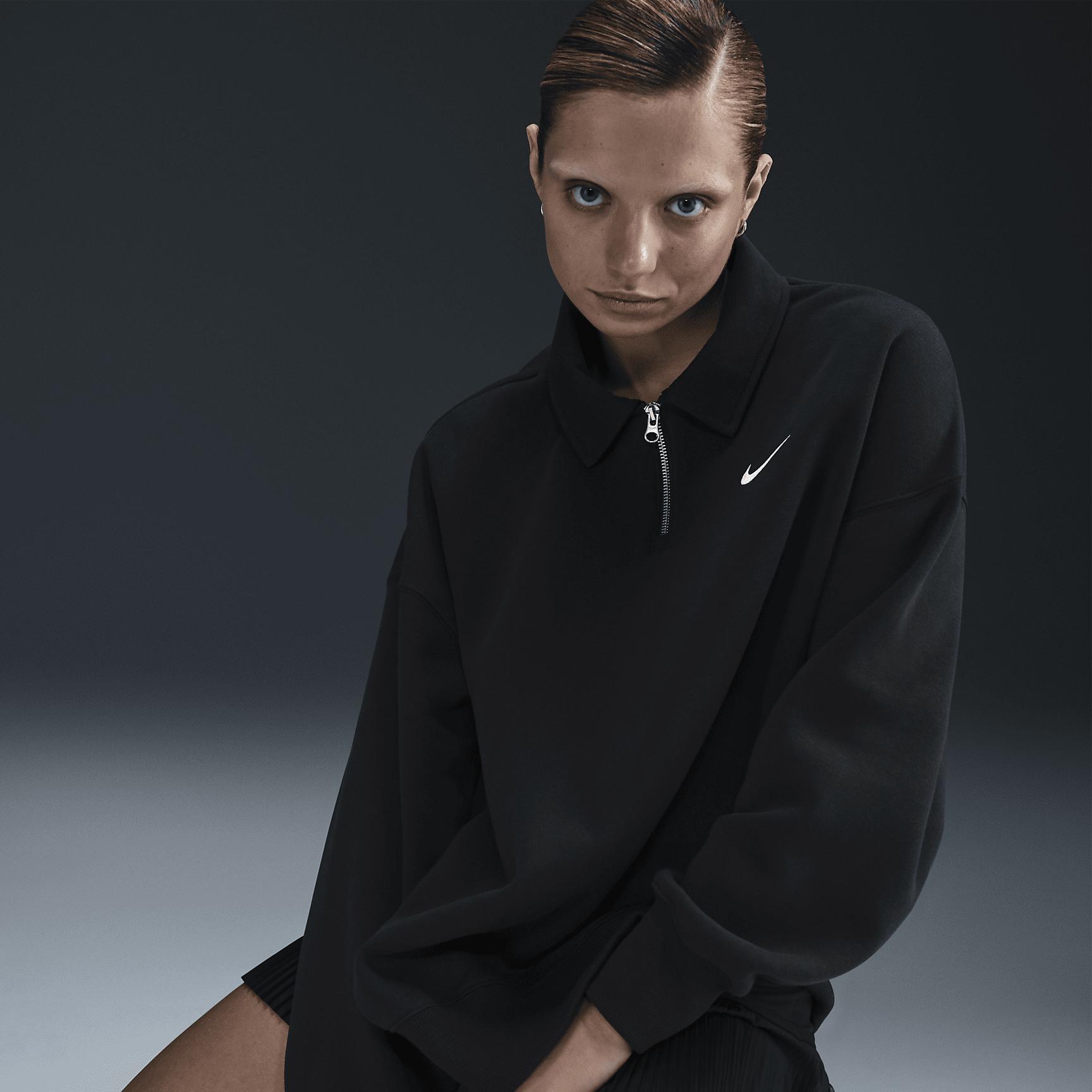 Nike Sportswear Phoenix Fleece Women's Oversized 1/4-Zip Polo Product Image