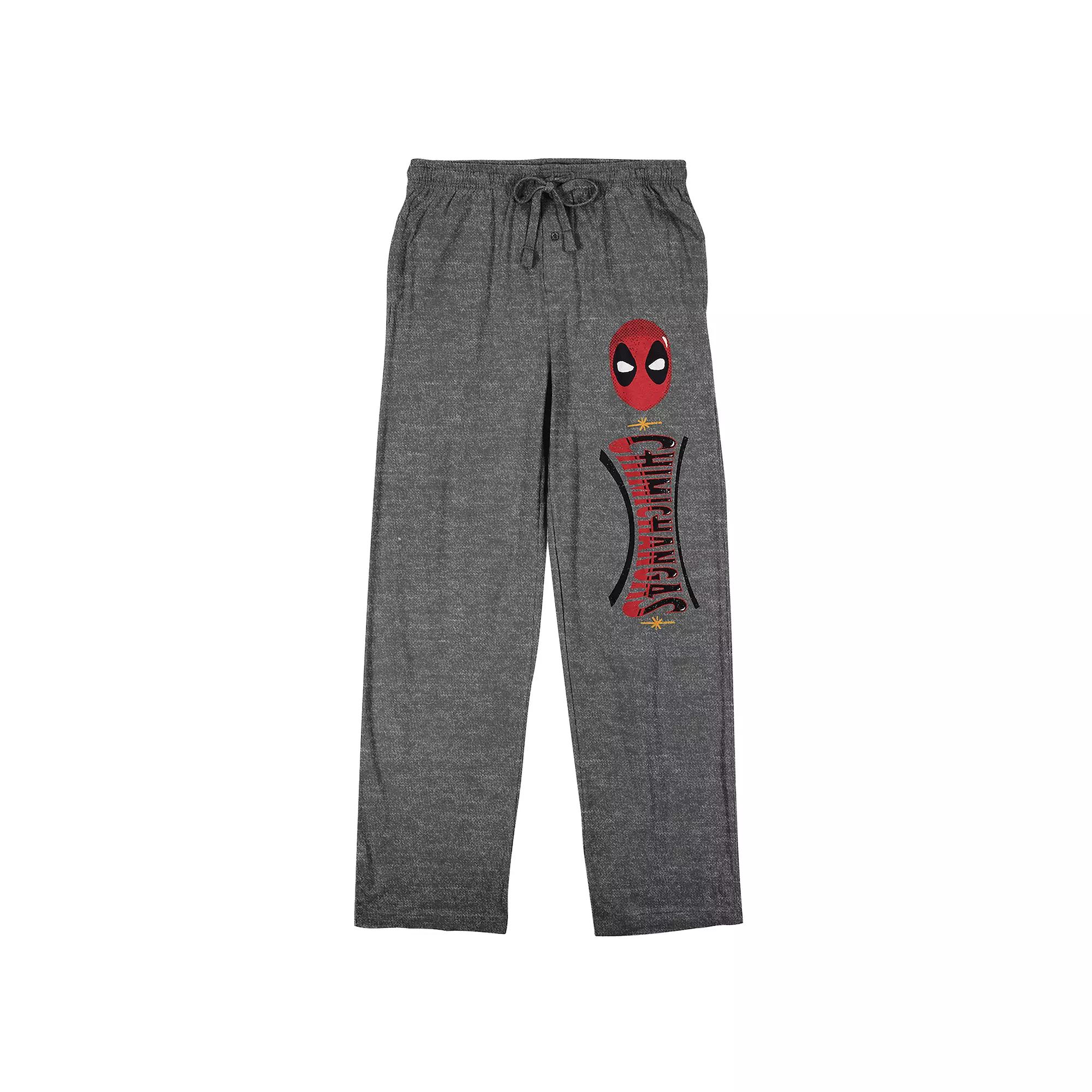 Mens Deadpool Chimichangas Pajama Pants Product Image