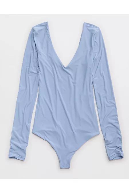 SMOOTHEZ Long Sleeve Plunge Bodysuit Women's Product Image