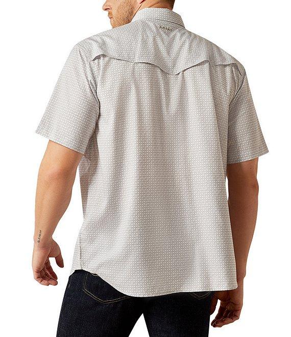 Ariat VentTEK Classic Fit Performance Short Sleeve Printed Woven Western Shirt Product Image