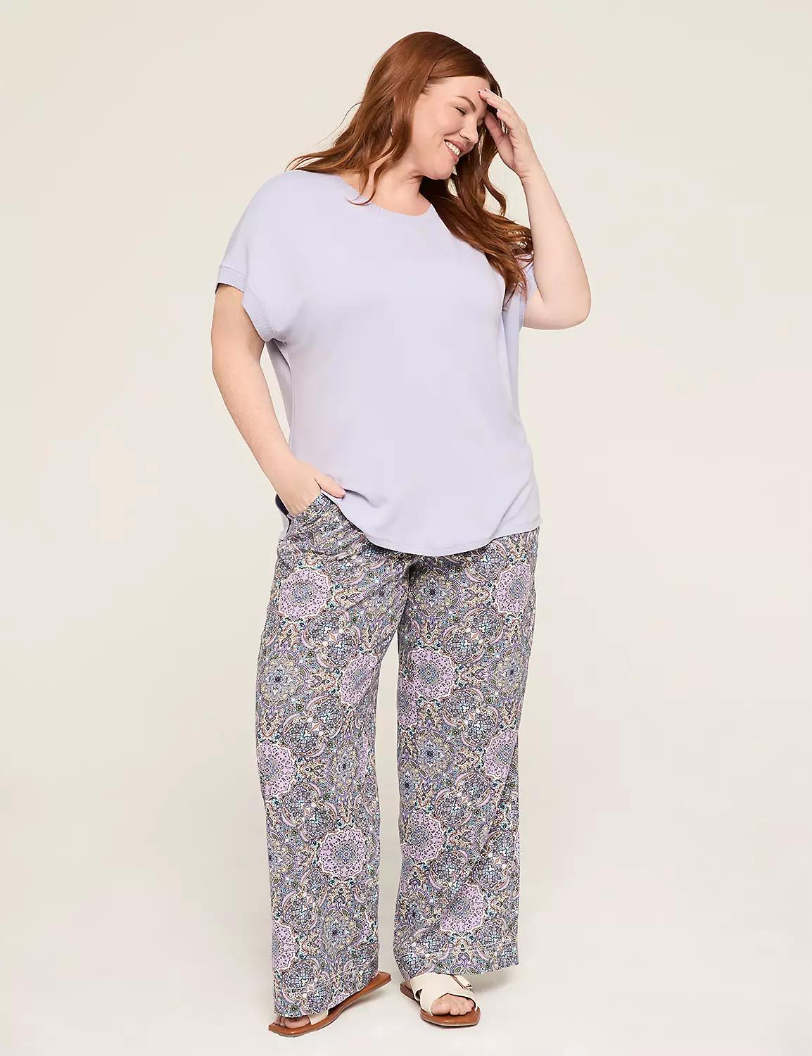 Linen Wide Leg Pant - New Sandal Length Product Image