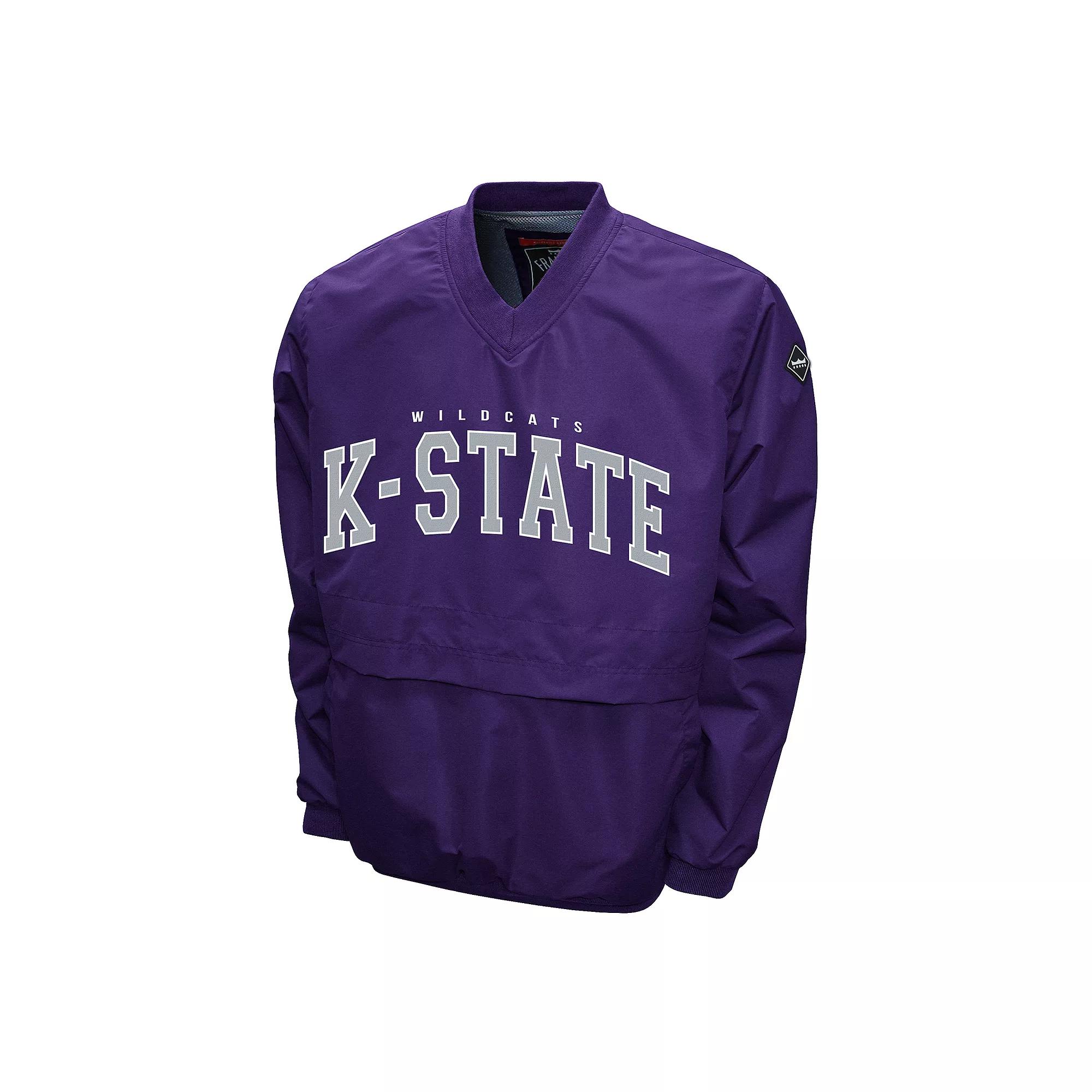 Men's Kansas State Wildcats Members Windshell Pullover, Size: Small, Purple Product Image