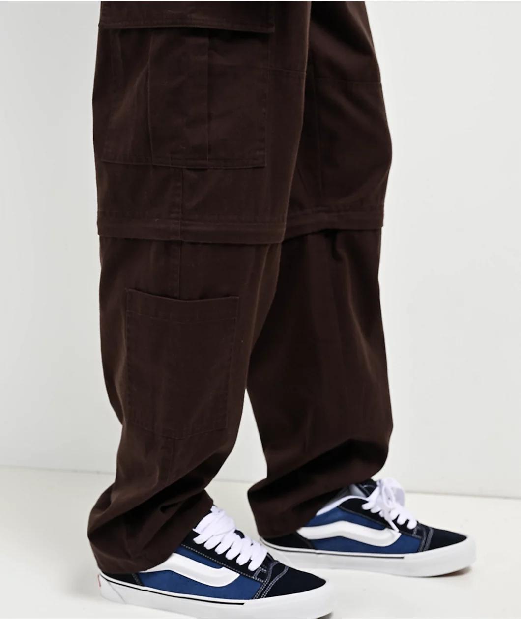 Empyre Brown Zip Off Cargo Skate Pants Product Image