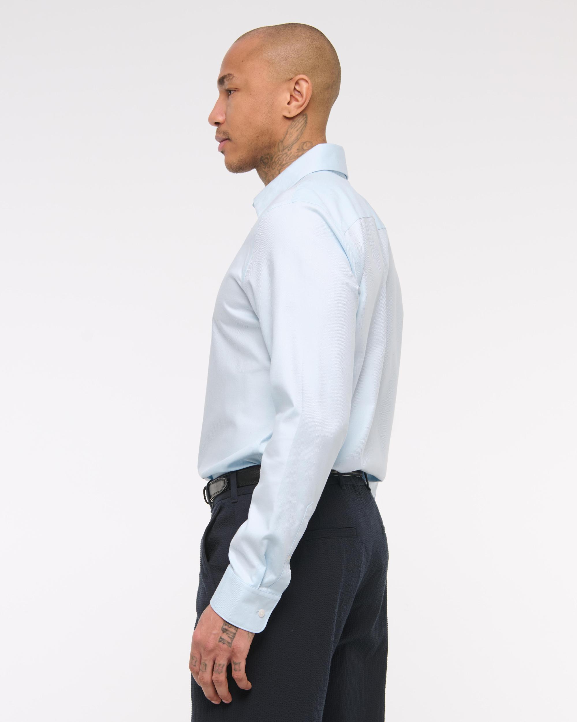 The A&F Collins Slim Suiting Shirt Product Image