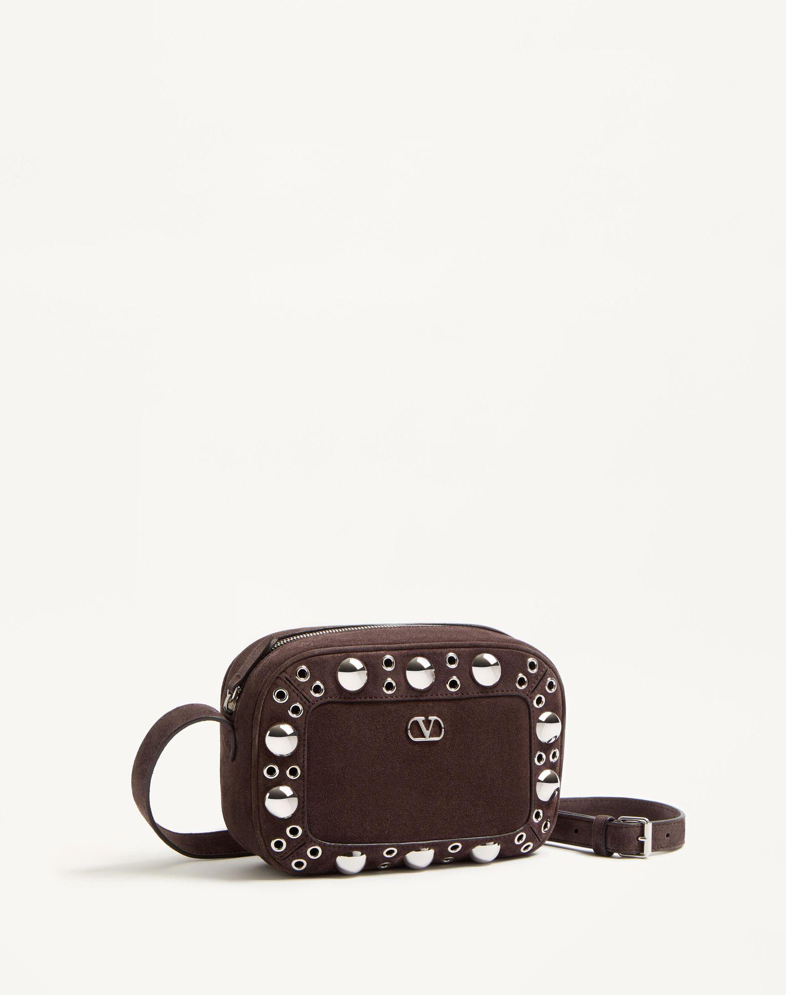 Valentino Garavani Nellcôte Suede Shoulder Bag Product Image