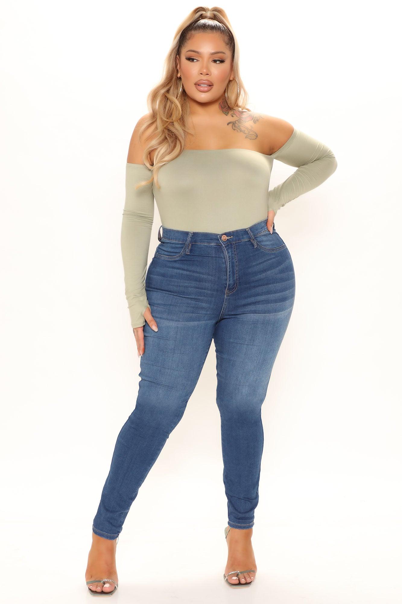 Tall Emma Super Stretch High Rise Skinny Jean - Medium Wash Product Image