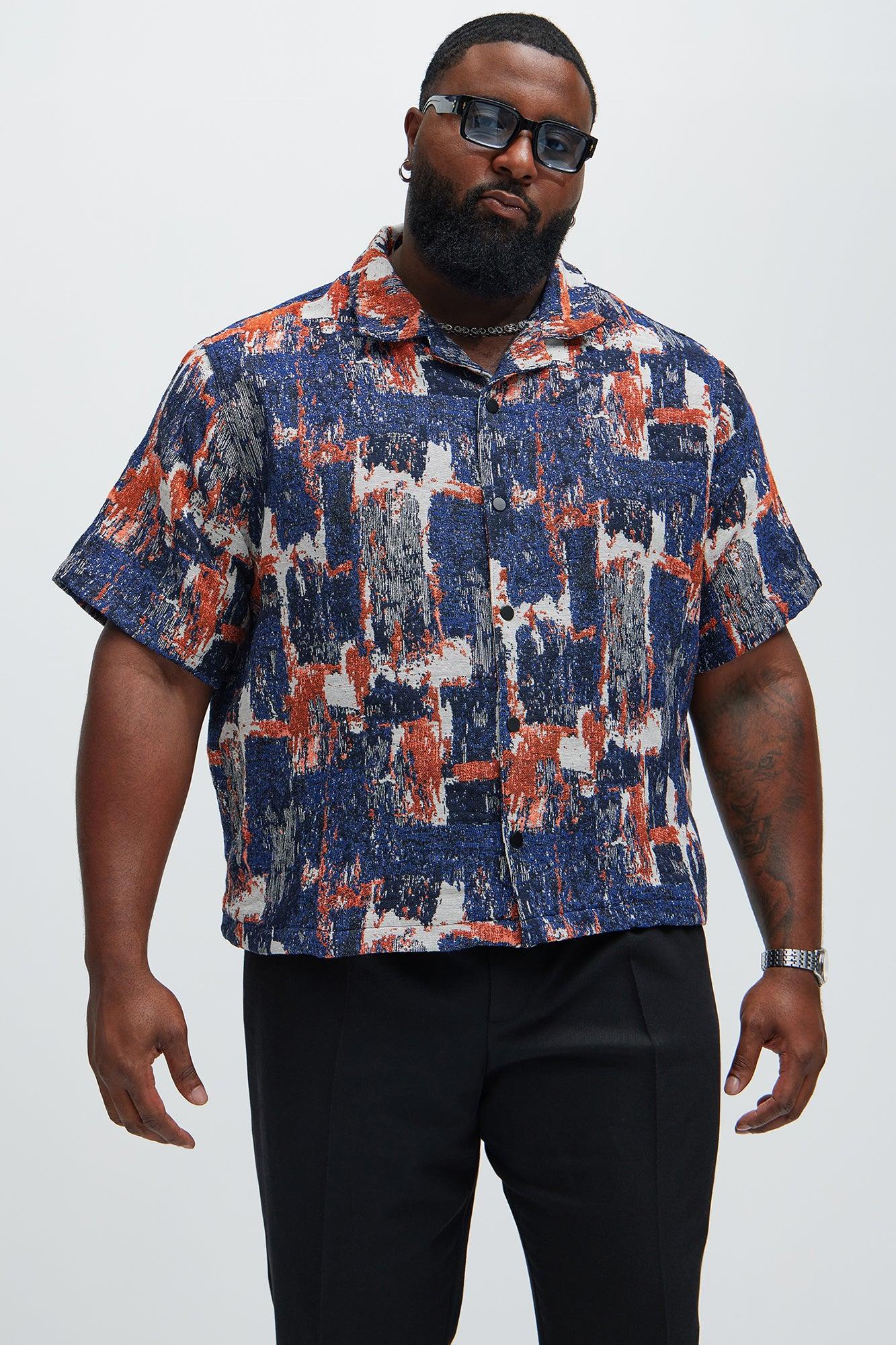 Hayward Tapestry Shirt - Blue/combo Product Image