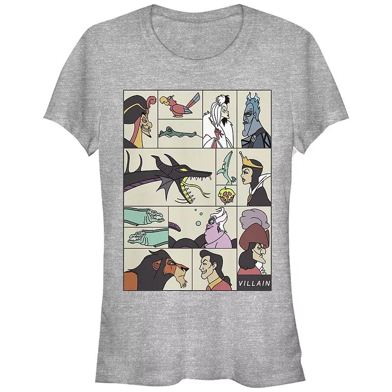 Disney Villains Square Portrait Profiles Juniors' Fitted Graphic Tee, Girl's,  Product Image