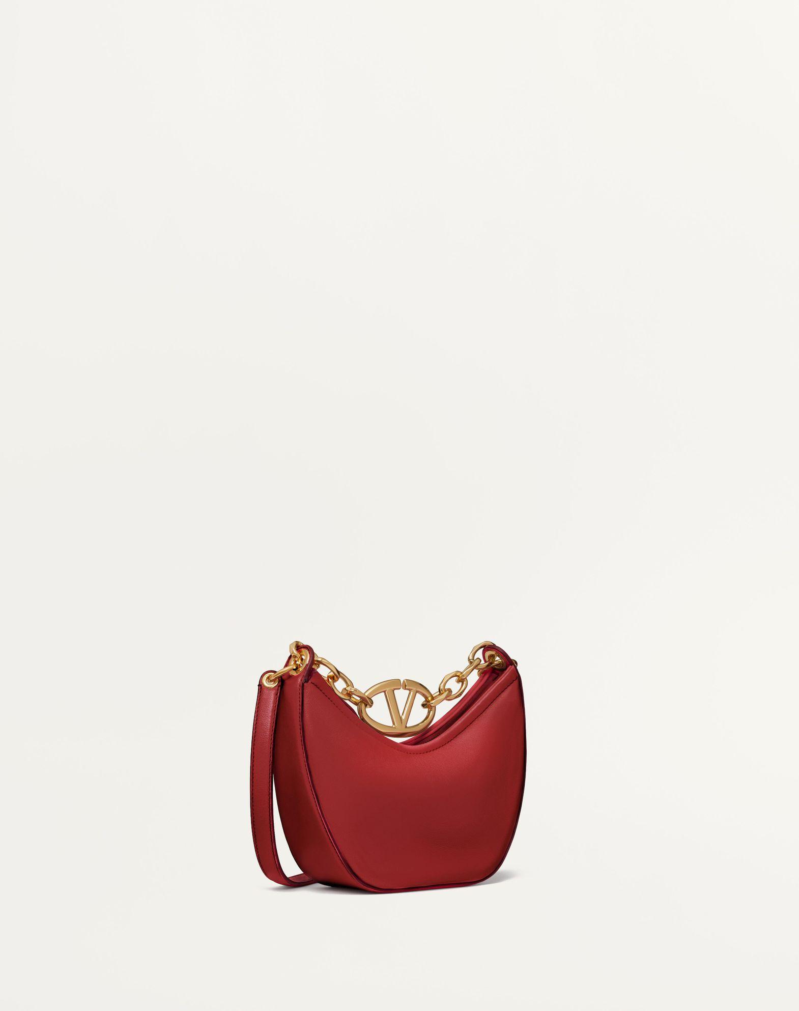 Vlogo Moon Mini Hobo Bag In Nappa Leather With Chain Product Image