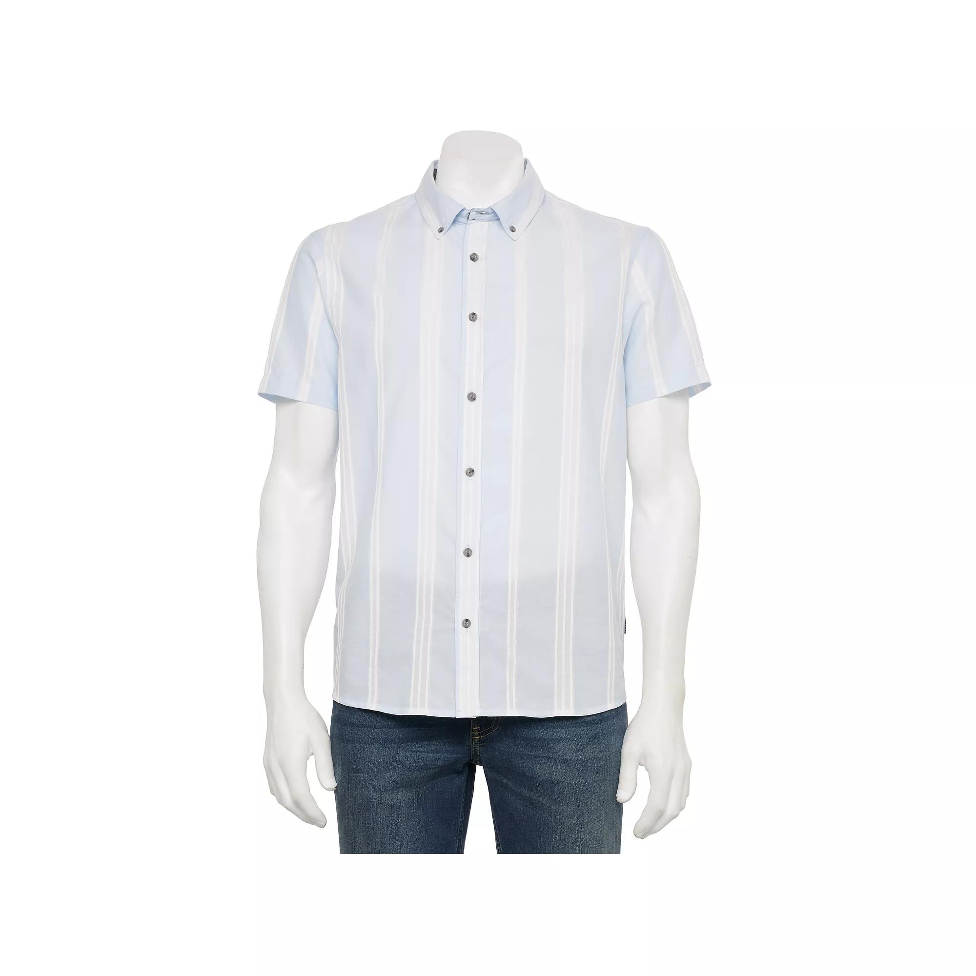 Men's Reverse Threads Men's Reverse Threads Biggs Dobby Button Down-Shirt,  Product Image
