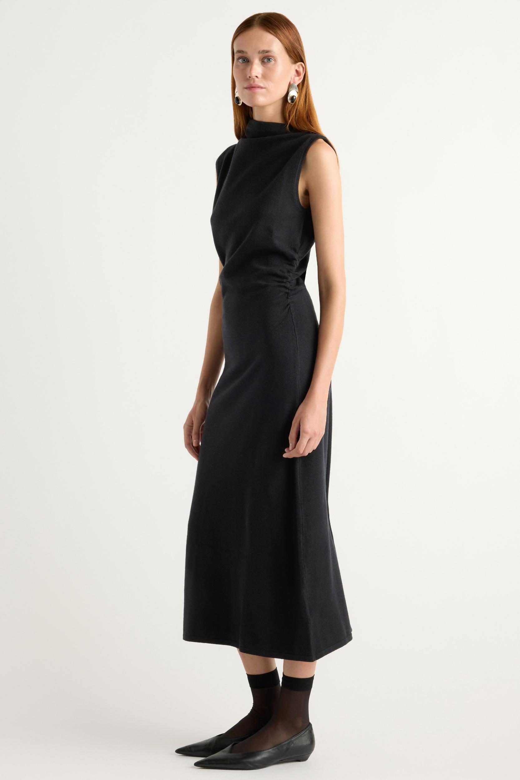 Abel Asymmetric-Neck Dress Product Image